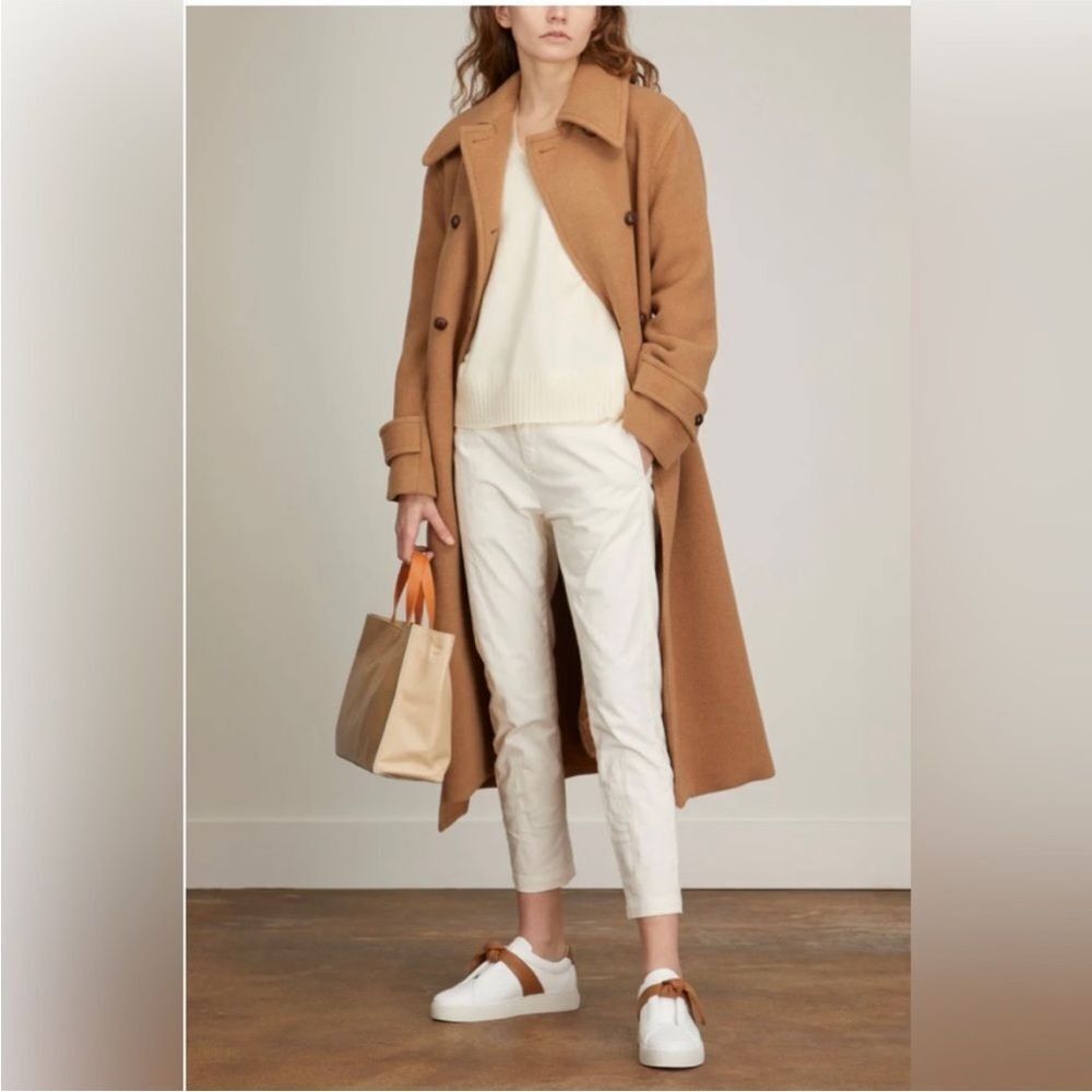 Nili Lotan 80NL (111/88) Tel AVIV Pants Womens sz 2 White/Eggshell PO 2152